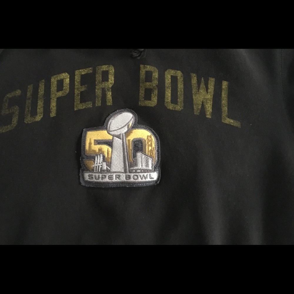 Rare Authentic Super Bowl 50 Hoodie